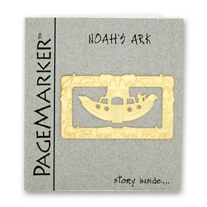 Noah's Ark Bookmark, 24k Gold Plated