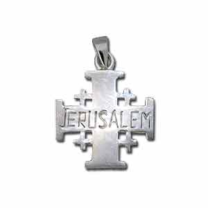 BESTSELLER! Dije de plata con la cruz de Jerusalen