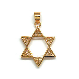 Gold Filled Messianic Pendant