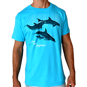 Salva a los delfines,  Camiseta de hombre