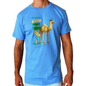 Camel at a Sign Post T-Shirt