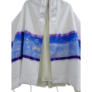 Tallit (Prayer shawl) from the Holy Land – JesusBoat.com