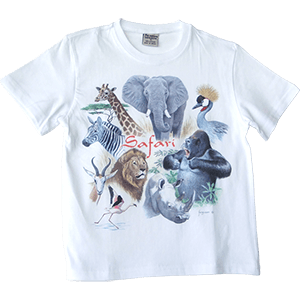 Camiseta para niños Safari Animals