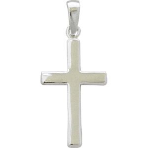 Sterling Silver Cross Pendant, 3 sizes