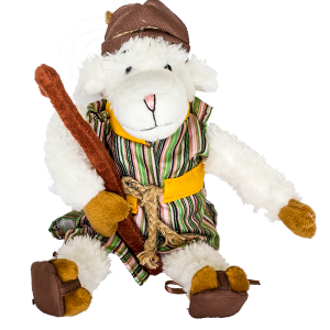 Charming Shepherd Sheep Plush Toy