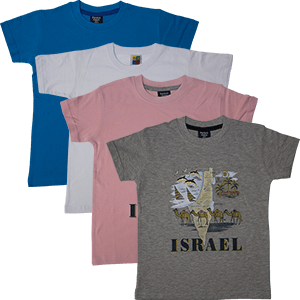 Mapa de Israel - camiseta para niños 